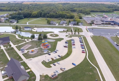 Aerial view of Mt. Zion, Illinois